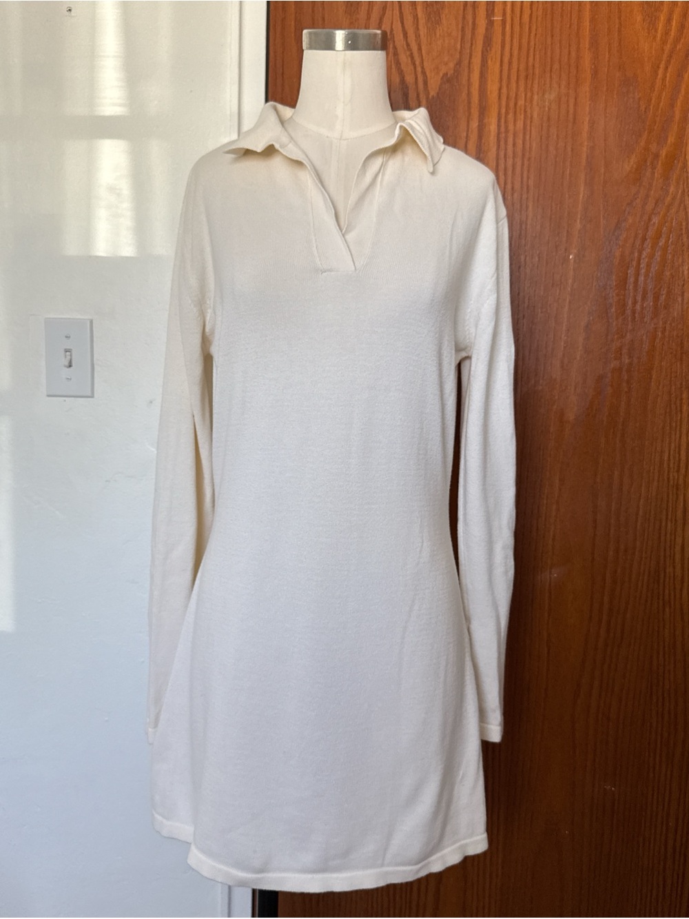 Djerf Avenue Dress Cream